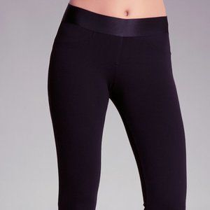 Bebe Leggings Pull-on Ponte Stretch Pants Blck NWT